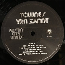 Load image into Gallery viewer, Townes Van Zandt : Live At Austin City Limits (LP, Album, RSD)
