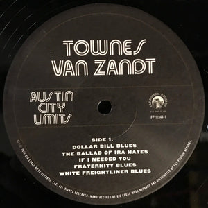 Townes Van Zandt : Live At Austin City Limits (LP, Album, RSD)