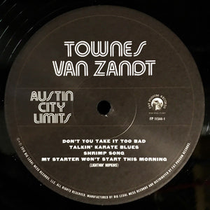 Townes Van Zandt : Live At Austin City Limits (LP, Album, RSD)