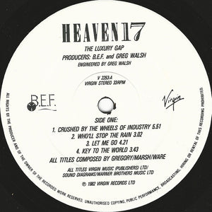 Heaven 17 : The Luxury Gap (LP, Album, CBS)