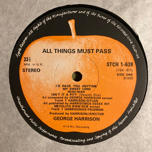 George Harrison : All Things Must Pass (3xLP, Album + Box)