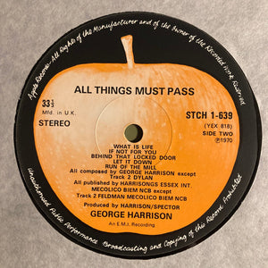 George Harrison : All Things Must Pass (3xLP, Album + Box)