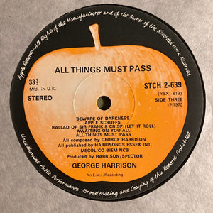 George Harrison : All Things Must Pass (3xLP, Album + Box)