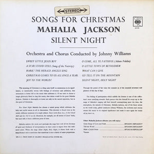 Mahalia Jackson : Silent Night (Songs For Christmas) (LP, Album, RP)