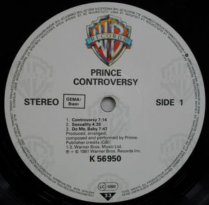 Prince : Controversy (LP, Album, RE)