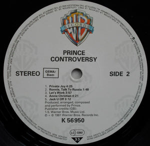 Prince : Controversy (LP, Album, RE)