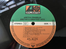 Load image into Gallery viewer, Aretha Franklin : Aretha&#39;s Greatest Hits (LP, Comp, RE)
