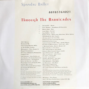 Spandau Ballet : Through The Barricades (LP, Album, RE, RM, Red)