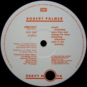 Robert Palmer : Heavy Nova (LP, Album)