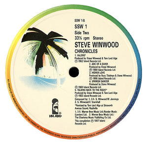 Steve Winwood : Chronicles (LP, Comp)