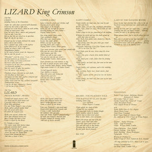 King Crimson : Lizard (LP, Album, RP, Lam)