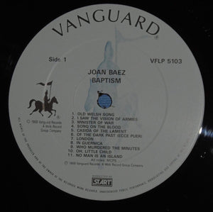 Joan Baez : Baptism (LP, Album, RE)