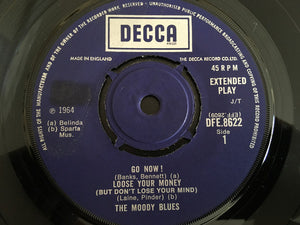 The Moody Blues : The Moody Blues (7", EP, Mono, RP, 4 P)