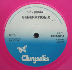 Generation X (4) : King Rocker (7", Single, Ltd, Pin)