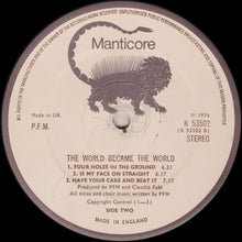 Load image into Gallery viewer, Premiata Forneria Marconi : The World Became The World (LP, Album, Die)
