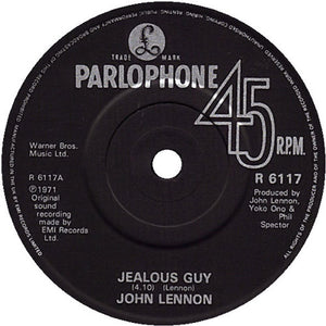 John Lennon : Jealous Guy (7", Single)