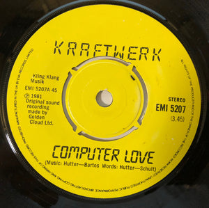 Kraftwerk : The Model / Computer Love (7", Single, Pus)