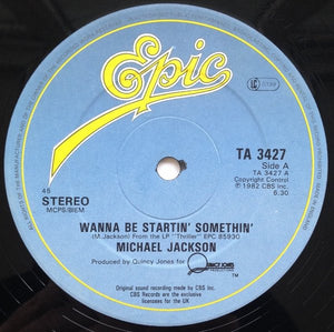 Michael Jackson / The Jacksons : Wanna Be Startin' Somethin' / Rock With You (Live) (12", Single)