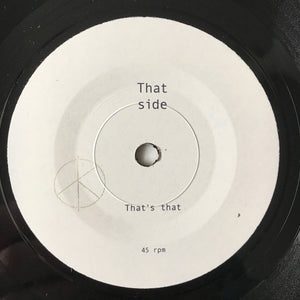 Cass McCombs : That's That (7", Single)