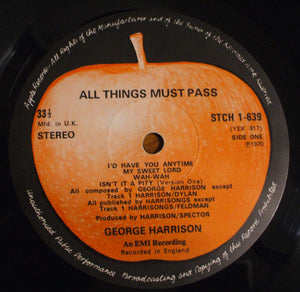 George Harrison : All Things Must Pass (3xLP, Album + Box)