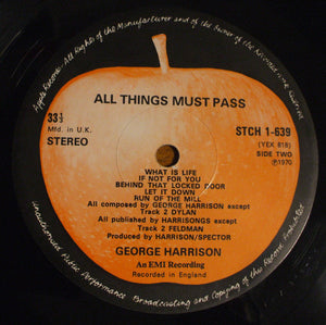 George Harrison : All Things Must Pass (3xLP, Album + Box)