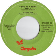 Load image into Gallery viewer, Jethro Tull : Thick As A Brick Part I + II (7&quot;, Single)
