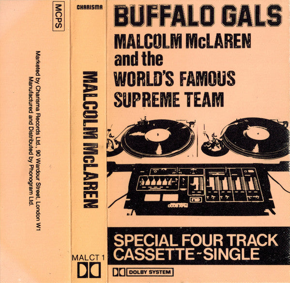 Malcolm McLaren And The World's Famous Supreme Team* : Buffalo Gals (Cass, Single)