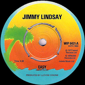 Jimmy Lindsay : Easy (7", Single)