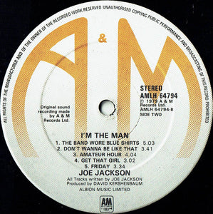 Joe Jackson : I'm The Man (LP, Album)