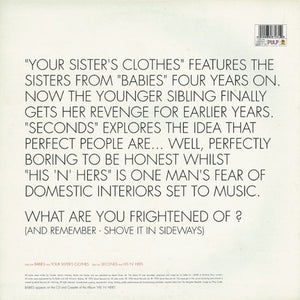 Pulp : The Sisters E.P. (12", EP)