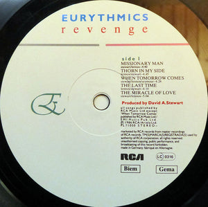 Eurythmics : Revenge (LP, Album)