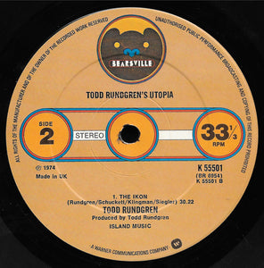 Utopia (5) : Todd Rundgren's Utopia (LP, Album)