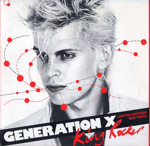 Generation X (4) : King Rocker (7", Single, Ltd, Red)