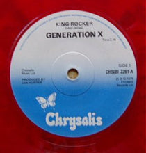 Load image into Gallery viewer, Generation X (4) : King Rocker (7&quot;, Single, Ltd, Red)
