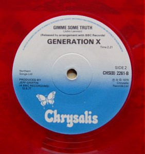 Generation X (4) : King Rocker (7", Single, Ltd, Red)