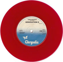 Load image into Gallery viewer, Generation X (4) : King Rocker (7&quot;, Single, Ltd, Red)
