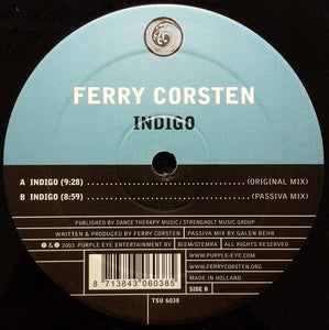 Ferry Corsten : Indigo (12", Ltd)