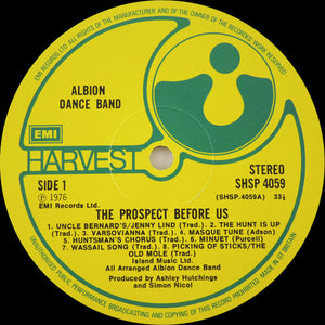 The Albion Dance Band : The Prospect Before Us (LP, Album)