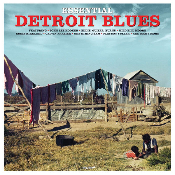 Various : Essential Detroit Blues (LP, Comp, 180)