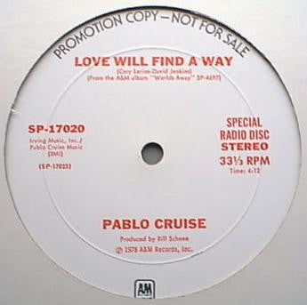 Pablo Cruise : Love Will Find A Way (12