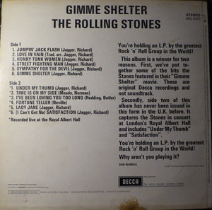 The Rolling Stones : Gimme Shelter (LP, Comp)