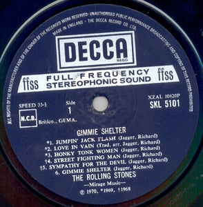 The Rolling Stones : Gimme Shelter (LP, Comp)