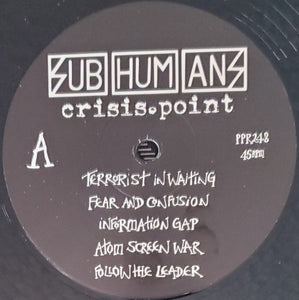 Subhumans : Crisis Point (LP, Album)