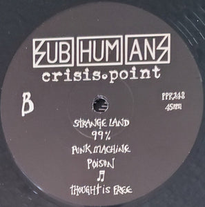 Subhumans : Crisis Point (LP, Album)