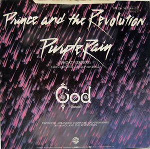 Prince And The Revolution : Purple Rain (7", Single, Pap)