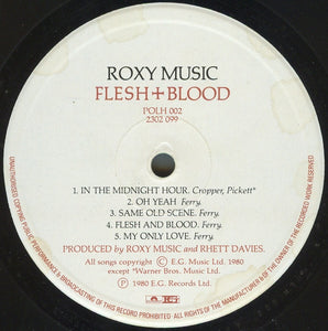 Roxy Music : Flesh + Blood (LP, Album)