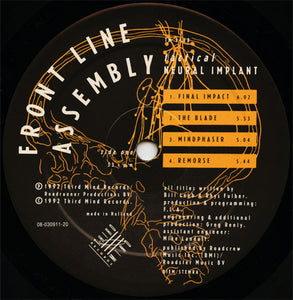 Front Line Assembly : Tactical Neural Implant (LP, Album)