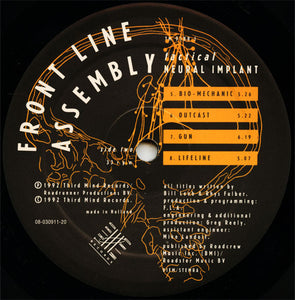 Front Line Assembly : Tactical Neural Implant (LP, Album)