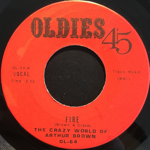 The Crazy World Of Arthur Brown / Coven (3) : Fire / One Tin Soldier (7