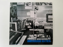 Load image into Gallery viewer, Persons Unknown : Underground Mayhem / Needs More Bass (12&quot;)
